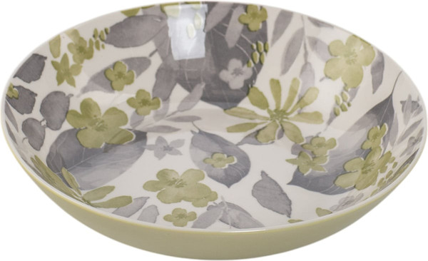 Изображение товара Тарелка столовая глубокая Domenik Blooming DMD237 (зеленый)