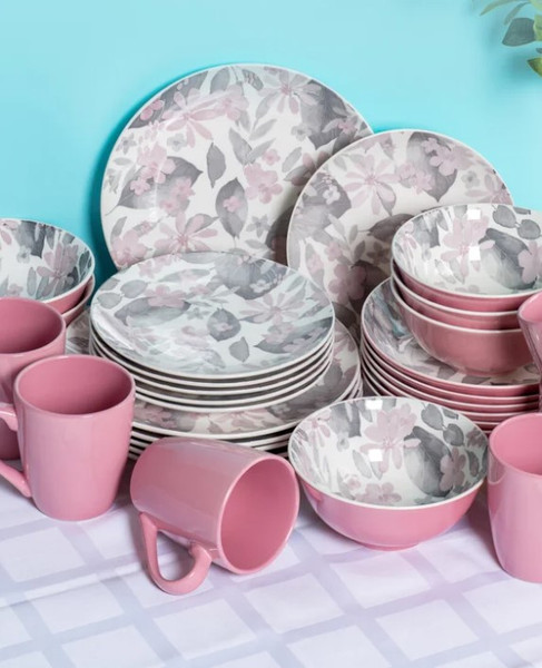 Изображение товара Тарелка закусочная (десертная) Domenik Blooming DMD246 (розовый)