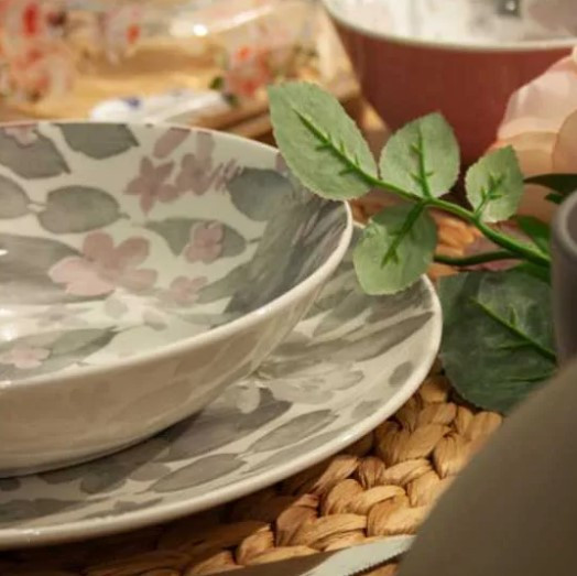 Изображение товара Тарелка закусочная (десертная) Domenik Blooming DMD246 (розовый)