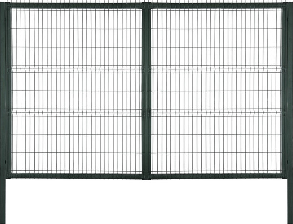 Изображение товара Ворота распашные Белзабор Наружное открытие с 3Д 3x1.73м (ПП 7016)