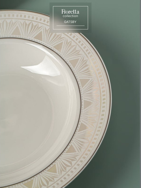 Изображение товара Тарелка столовая глубокая Fioretta Gatsby TDP661