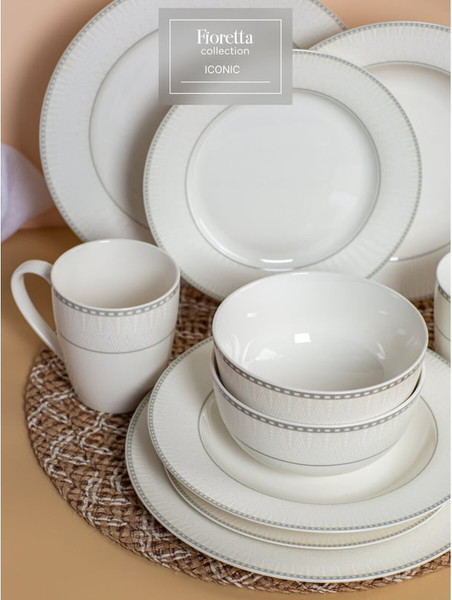 Изображение товара Тарелка столовая глубокая Fioretta Iconic TDP691