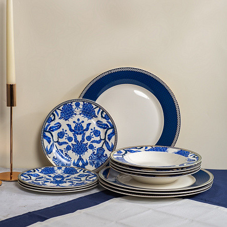 Изображение товара Набор столовой посуды Fioretta Blue Flower TDS135 (16пр)