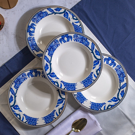 Изображение товара Набор столовой посуды Fioretta Blue Flower TDS136 (12пр)