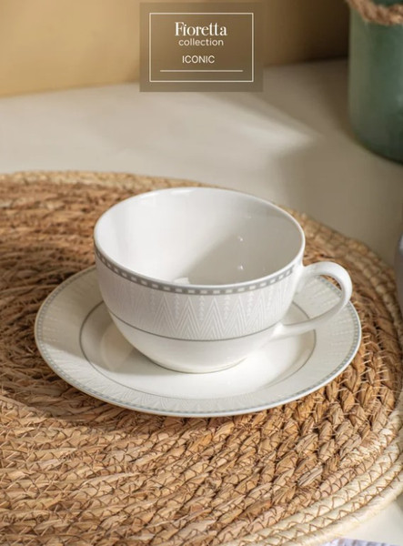 Изображение товара Чашка с блюдцем Fioretta Iconic TDS695