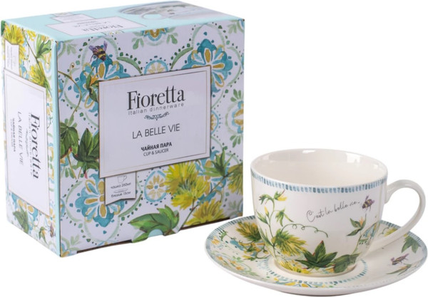 Изображение товара Чашка с блюдцем Fioretta La Belle Vie TDS775