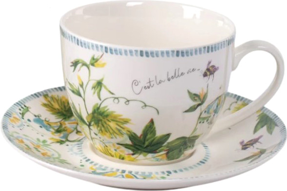 Изображение товара Чашка с блюдцем Fioretta La Belle Vie TDS775