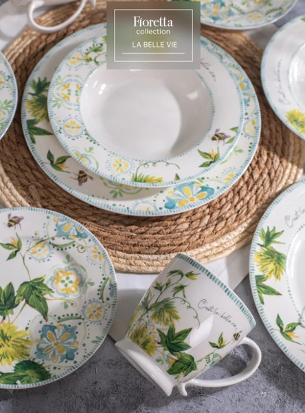 Изображение товара Чашка с блюдцем Fioretta La Belle Vie TDS775