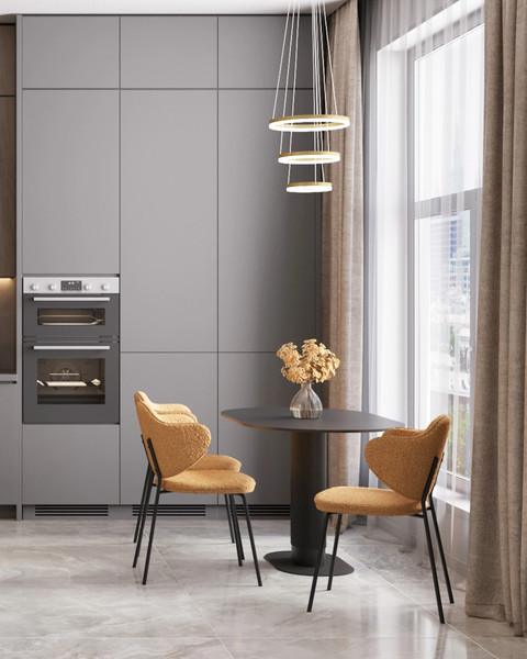 Изображение товара Обеденный стол Stool Group Mystery 130x80 / T-015 (черный/керамика)