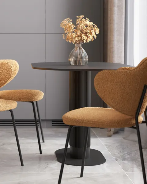 Изображение товара Обеденный стол Stool Group Mystery 130x80 / T-015 (черный/керамика)