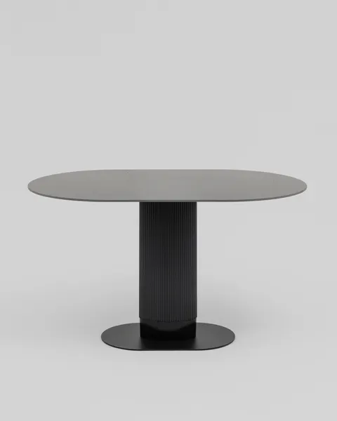 Изображение товара Обеденный стол Stool Group Mystery 130x80 / T-015 (черный/керамика)