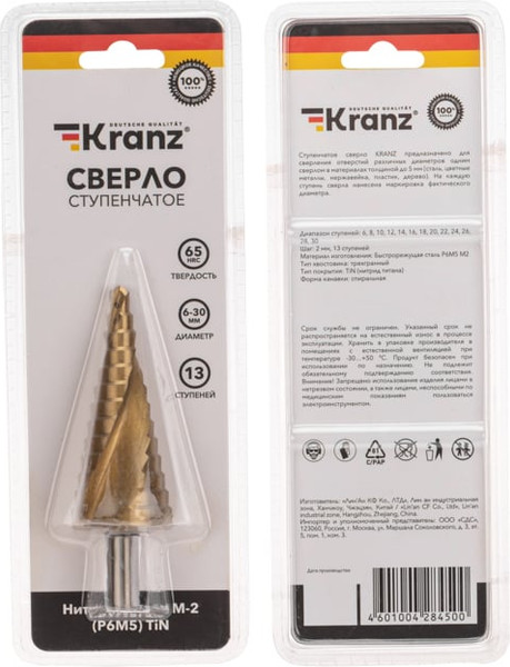 Изображение товара Сверло Kranz KR-12-6616