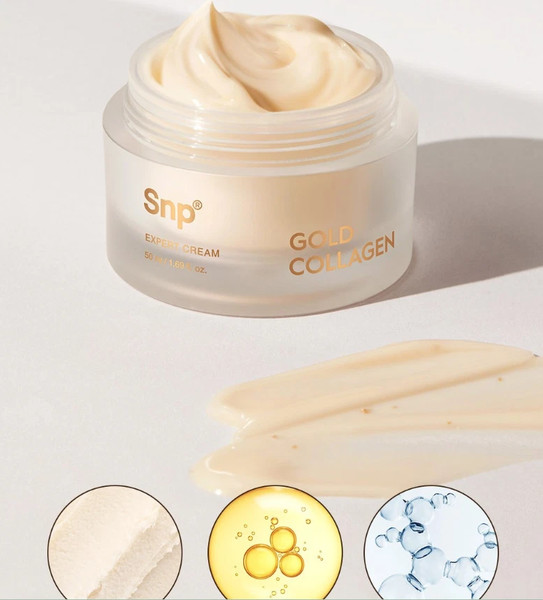 Изображение товара Крем для лица SNP Gold Collagen Expert (50мл)