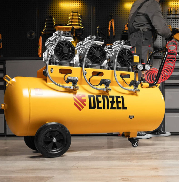 Изображение товара Воздушный компрессор Denzel Безмаслянный DLS 1800/100 / 58028