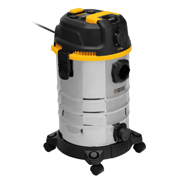 Изображение товара Профессиональный пылесос Denzel Строительный RVC30 / 28203