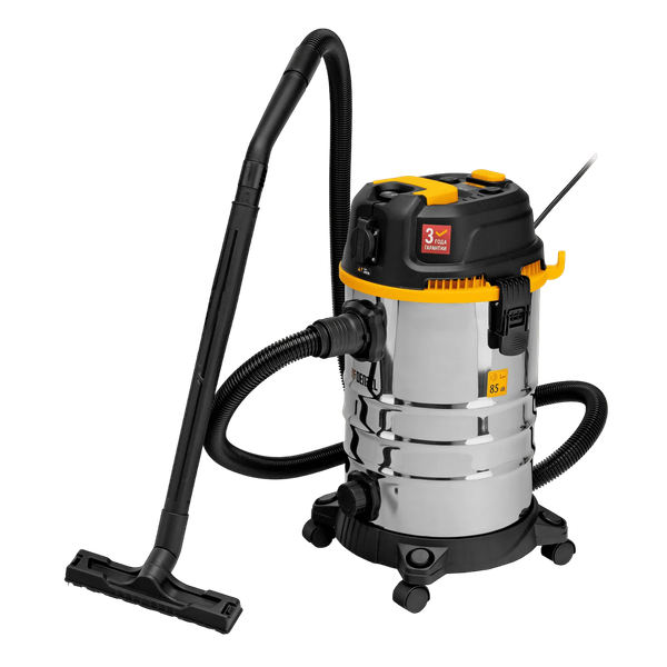 Изображение товара Профессиональный пылесос Denzel Строительный RVC30 / 28203