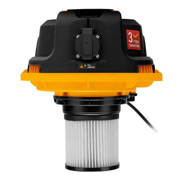 Изображение товара Профессиональный пылесос Denzel Строительный RVC30 / 28203