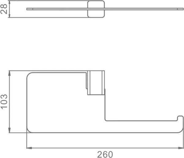 Изображение товара Держатель для туалетной бумаги Raglo R301.03