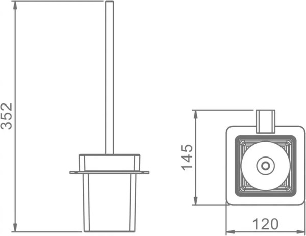 Изображение товара Ершик для унитаза Raglo R301.10.03