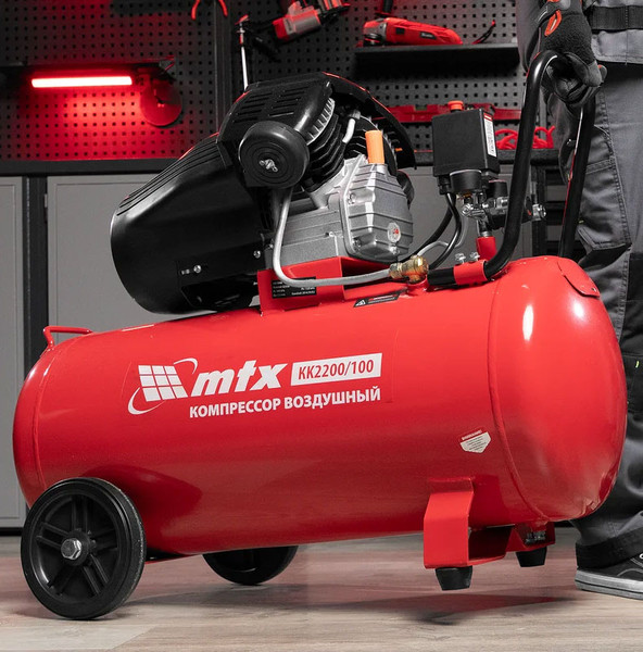 Изображение товара Воздушный компрессор MTX КК-2200/100 / 58033