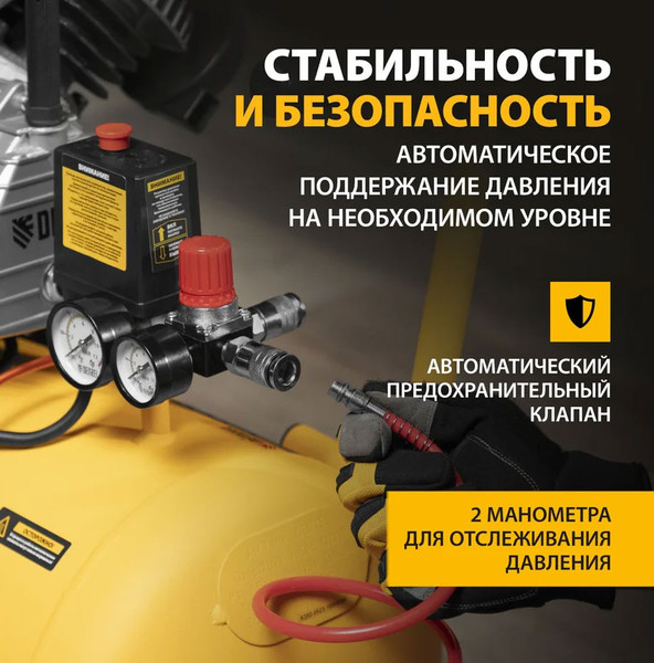 Изображение товара Воздушный компрессор Denzel DCV1800/50 / 58168