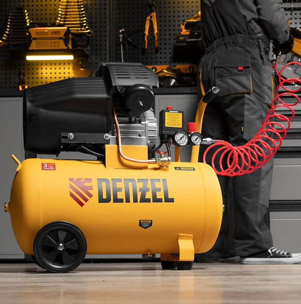 Изображение товара Воздушный компрессор Denzel DCV1800/50 / 58168