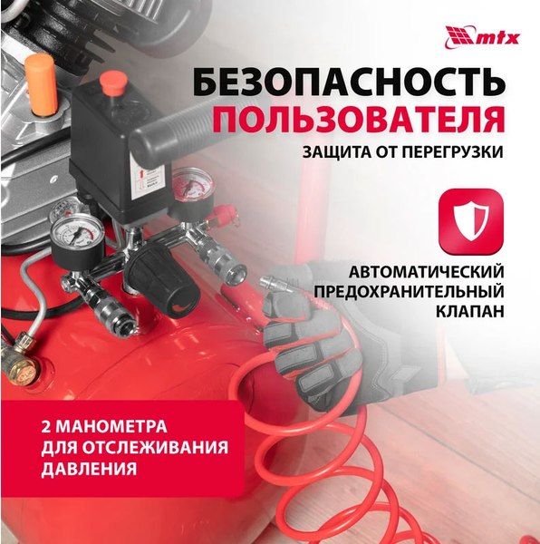 Изображение товара Воздушный компрессор MTX КК-2200/50 / 58024