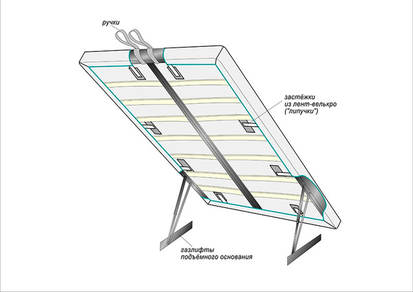 Изображение товара Подматрасник Vegas Slim 1 160x220