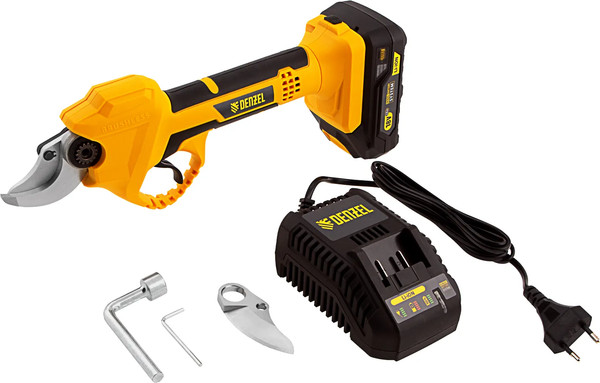 Изображение товара Секатор аккумуляторный Denzel CP-30 / 59435