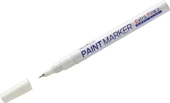 Изображение товара Маркер-краска MunHwa Extra Fine Paint Marker 1мм / 08-7205 (белый)