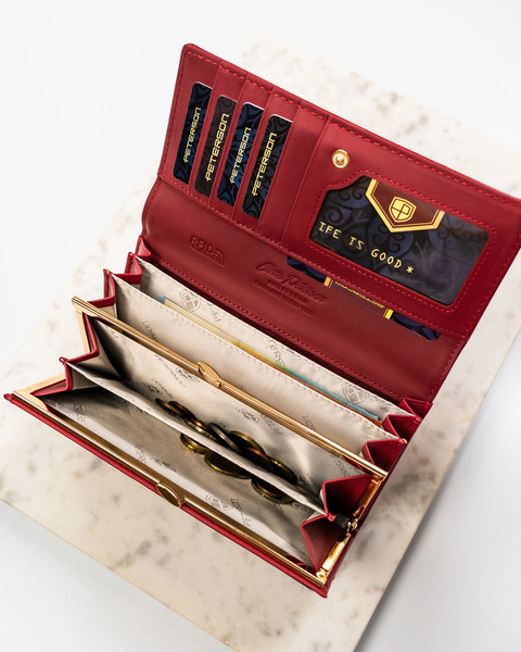 Изображение товара Портмоне Peterson PTN PH24-1-SAF (красный)