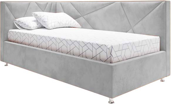 Изображение товара Односпальная кровать Elmax Катания 80x200 угол левый (Glory 16)