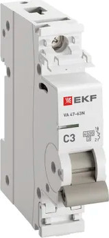 Изображение товара Выключатель автоматический EKF PROxima ВА 47-63N / M634103C