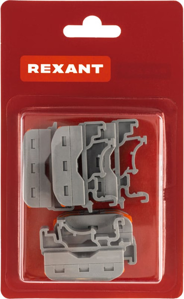Изображение товара Клеммная колодка Rexant СМК 222-422D / 07-5239-05 (5шт, серый)