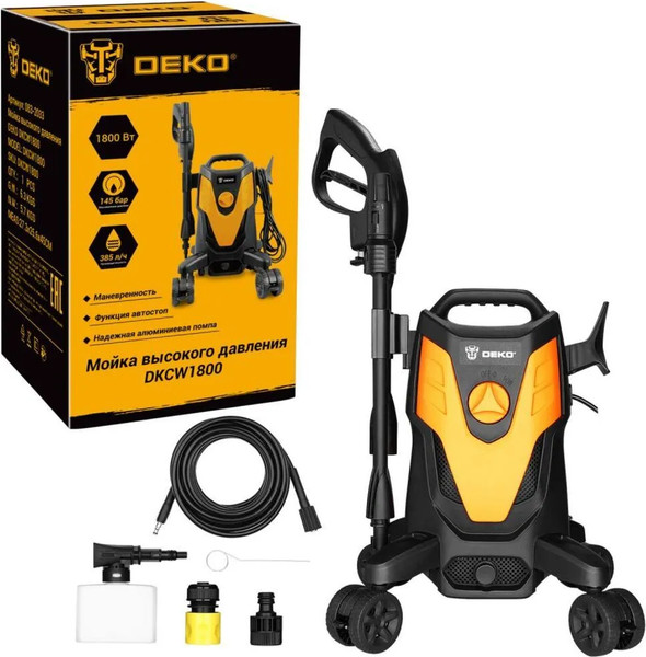 Изображение товара Мойка высокого давления Deko DKCW1800 / 083-2033