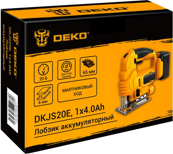 Изображение товара Электролобзик Deko DKJS20E / 083-1124