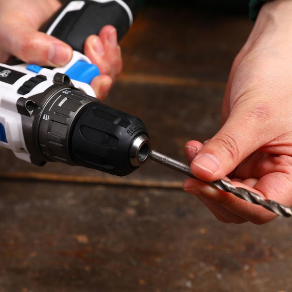 Изображение товара Аккумуляторная дрель-шуруповерт Deko DKCD12V Snow White SET1 / 083-1106