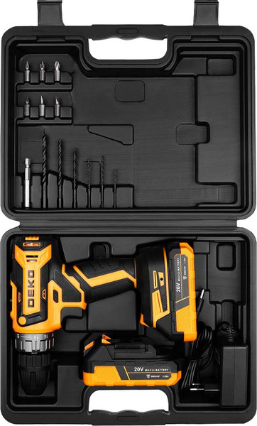 Изображение товара Аккумуляторная дрель-шуруповерт Deko Banger 20V ONE+ / 083-1109