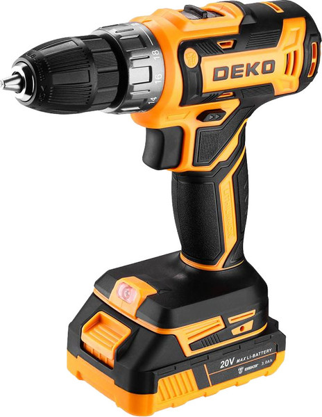 Изображение товара Аккумуляторная дрель-шуруповерт Deko Banger 20V ONE+ / 083-1109