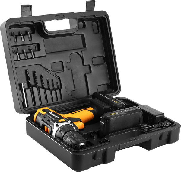 Изображение товара Аккумуляторная дрель-шуруповерт Deko Banger 20V ONE+ SET1 / 083-1110