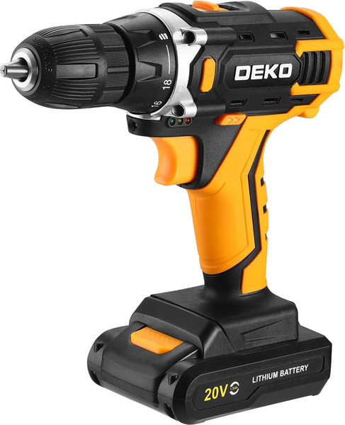 Изображение товара Аккумуляторная дрель-шуруповерт Deko Banger 20V ONE+ / 083-1116