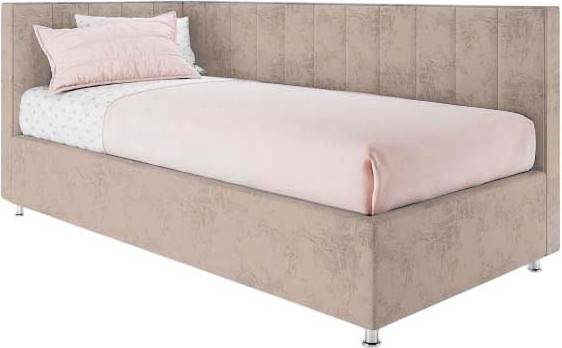 Изображение товара Односпальная кровать Elmax Ровена 90x200 угол левый (Glory 01)