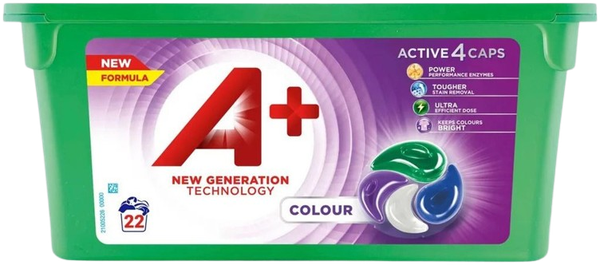 Изображение товара Капсулы для стирки A+ Colour (22x22г)