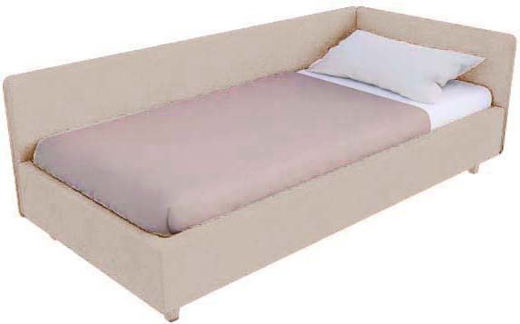 Изображение товара Односпальная кровать Elmax Феррара 100x200 угол левый (Glory 01)