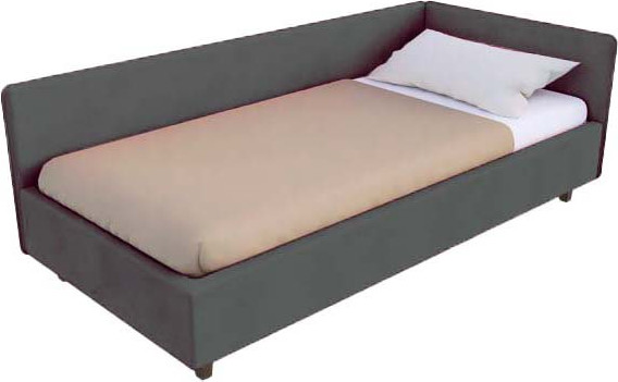 Изображение товара Односпальная кровать Elmax Феррара 100x200 угол левый (Glory 19)