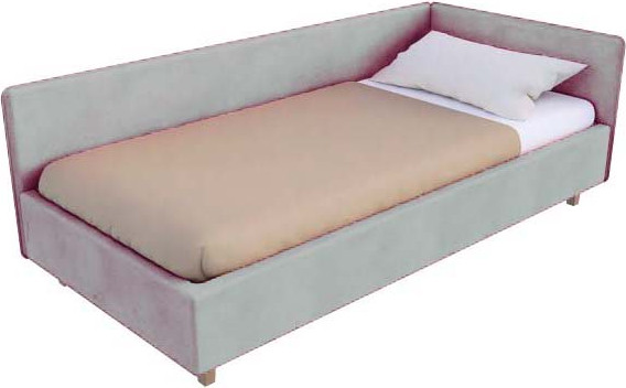 Изображение товара Односпальная кровать Elmax Феррара 80x200 угол левый (Glory 24)