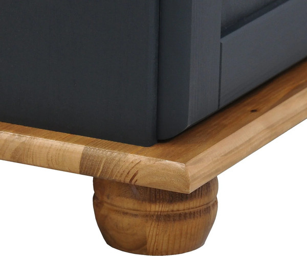 Изображение товара Тумба Dipriz Lena Д.10169.3 (серый воск/антик)