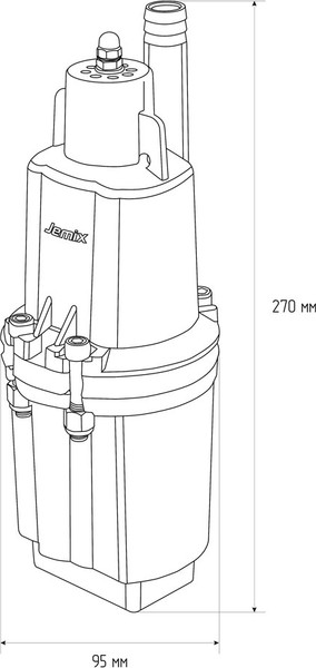 Изображение товара Вибрационный насос Jemix ВБН-60В-25