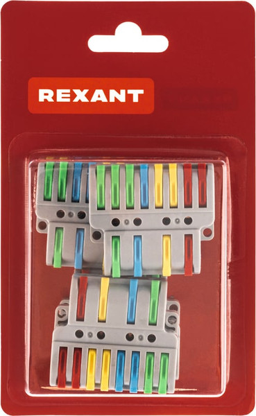 Изображение товара Клеммная колодка Rexant СМК 4х2 /07-5247-4 (4шт)