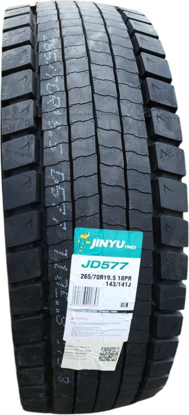 Изображение товара Грузовая шина Jinyu JD577 265/70R19.5 143/141J 18PR Ведущая